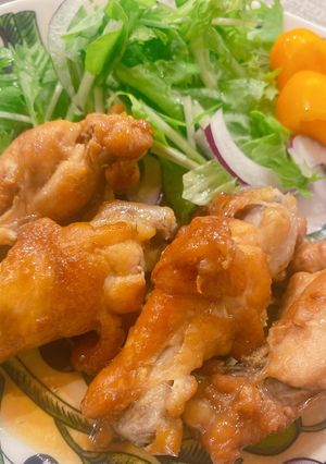 子どもも好きな手羽元の甘辛煮-レシピのメイン写真