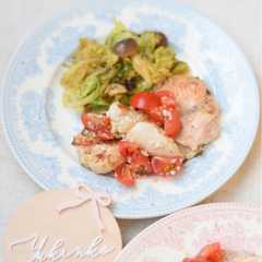 รูปของ やわらか♡鶏肉の塩麹ソテートマトソース