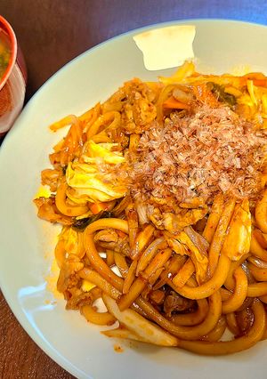 キムチ焼うどん-レシピのメイン写真