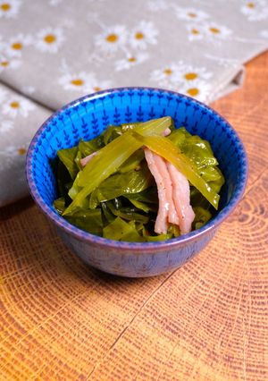 キャベツの外葉とハムのコンソメ煮-レシピのメイン写真