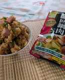 混ぜ込みご飯（エーコープ回鍋肉の素使用）