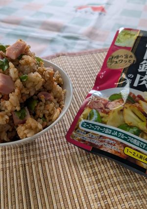 混ぜ込みご飯(エーコープ回鍋肉の素使用)-レシピのメイン写真