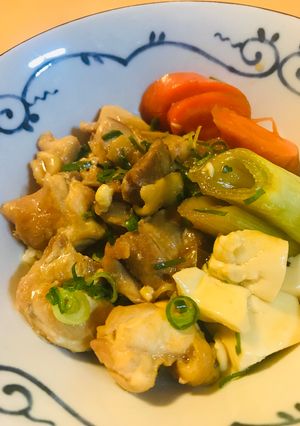 鶏もも肉のスキヤキ丼-レシピのメイン写真