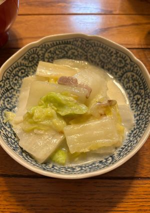 白菜とベーコンのクリーム煮-レシピのメイン写真
