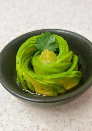 アボカドの白だしわさびドレッシングがけ-レシピのメイン写真