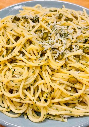 しらすと青唐辛子、バジルの夏パスタ-レシピのメイン写真
