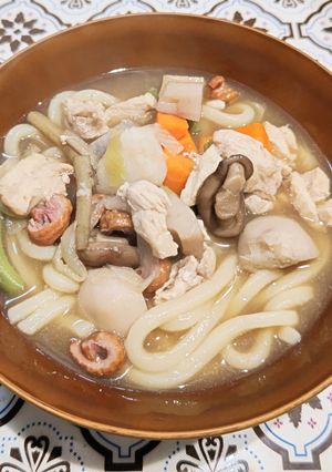 おでんの残り汁で煮込みうどん-レシピのメイン写真