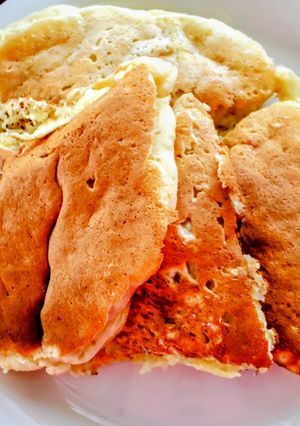 バナナたっぷり♪お豆腐ホットケーキ-レシピのメイン写真