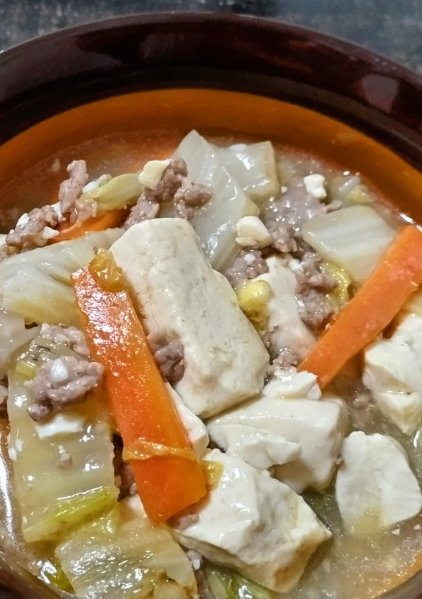 野菜とそぼろと豆腐のとろとろ煮-レシピのメイン写真