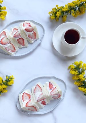 イチゴのフルーツサンド♡-レシピのメイン写真