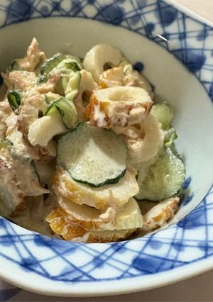 竹輪ときゅうりとツナの和え物-レシピのメイン写真