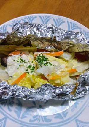 たらのマヨポン酢ホイル焼き-レシピのメイン写真