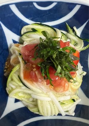 ズッキーニと長芋の素麺風 簡単過ぎ❣️-レシピのメイン写真
