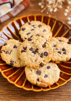 簡単♡チョコとオートミールの米粉クッキー-レシピのメイン写真