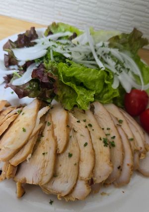 鶏胸肉のピリ辛糀浸け-レシピのメイン写真