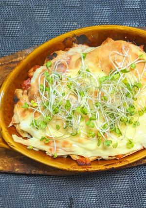 里芋とミートソースのパングラタン-レシピのメイン写真