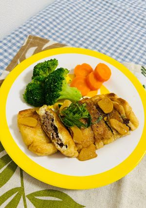 油揚げと挽き肉のステーキ！-レシピのメイン写真