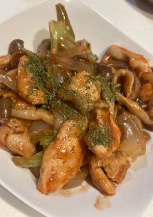 鶏胸肉のウスターケチャップ炒め-レシピのメイン写真
