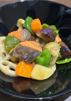 鮭と根菜の【黒酢あんかけ】-レシピのメイン写真