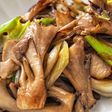 舞茸と長ねぎの生姜マヨ炒め
