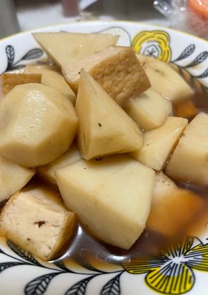 旬の里芋と厚揚げの田舎煮-レシピのメイン写真