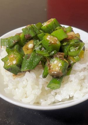 オクラとねぎのおかか和え-レシピのメイン写真