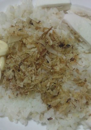 備蓄米でカフェ丼V4〜振りかけ・はんぺん-レシピのメイン写真