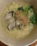 カキ・サッポロ一番塩ラーメン