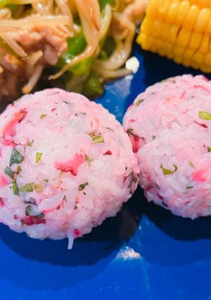 かにかまライスボール しそ風味-レシピのメイン写真