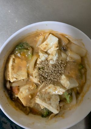 お一人様簡単洋風棒棒鶏味豆腐野菜炒め-レシピのメイン写真