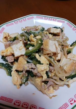 ゴーヤチャンプル　焼肉のたれ-レシピのメイン写真