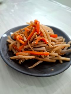 ごぼうとにんじんの甘辛炒め-レシピのメイン写真