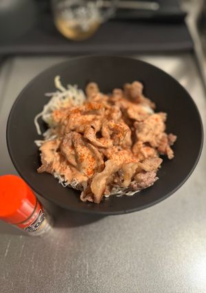 豚バラ背徳ケバブ丼-レシピのメイン写真