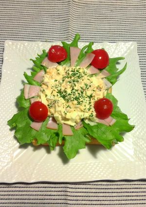 ❀発酵生姜❀と卵♪幸せのオープンサンド🍞-レシピのメイン写真