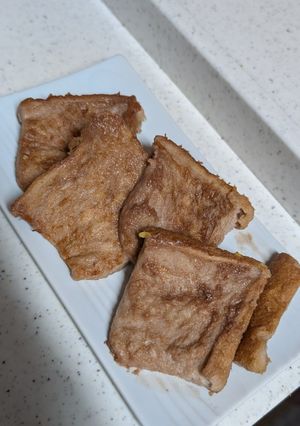 卵無しで！ふわとろココアフレンチトースト-レシピのメイン写真