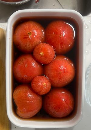 トマトのお酢漬け冷製マリネ-レシピのメイン写真