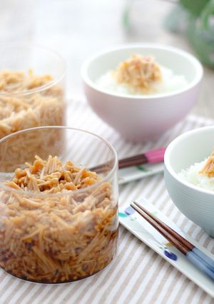 レンジで簡単！自家製なめたけ-レシピのメイン写真