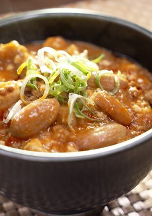 ピリ辛!マーボー落花生丼【食遺産】-レシピのメイン写真