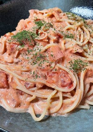 ツナマヨトマト冷製パスタ-レシピのメイン写真