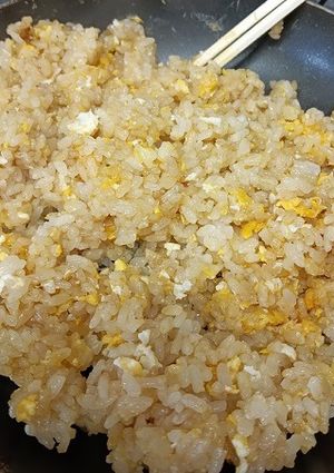 【あみ印炒飯の素】シンプルな卵だけの炒飯-レシピのメイン写真
