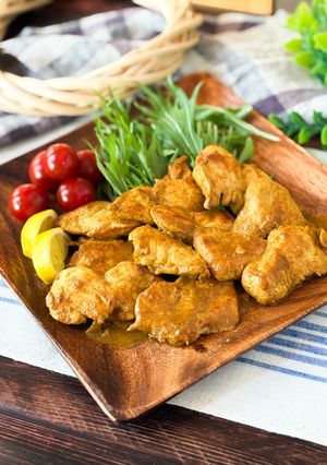 お手軽レシピ！鶏ムネ肉のタンドリーチキン-レシピのメイン写真