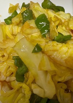 お弁当に⑥キャベツとピーマン炒め-レシピのメイン写真