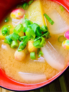 ほくほくおいものだいこんみそ汁(海部小)-レシピのメイン写真