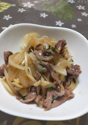 砂肝のポン酢和え-レシピのメイン写真