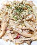 ♬シラス＆きのこ＆林檎のクリームパスタ♬