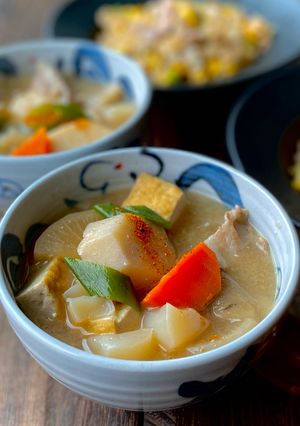 庄内風芋煮-レシピのメイン写真