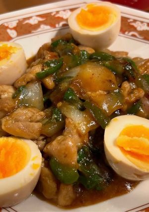 鶏もも肉とピーマンのチーズ照り焼き炒め-レシピのメイン写真