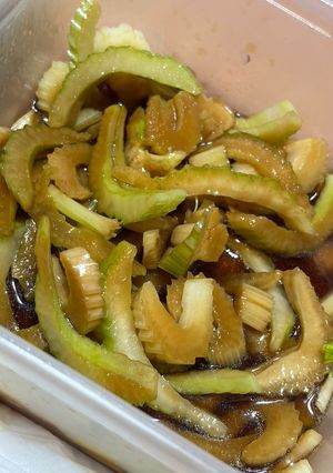 簡単！さっぱりセロリの味ぽん漬！-レシピのメイン写真