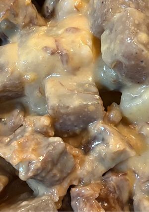 大阪名物、みんな大好きわが家のどて焼き❤️-レシピのメイン写真