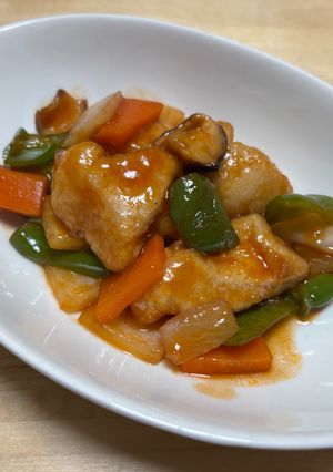 鶏むね肉のケチャップあん-レシピのメイン写真